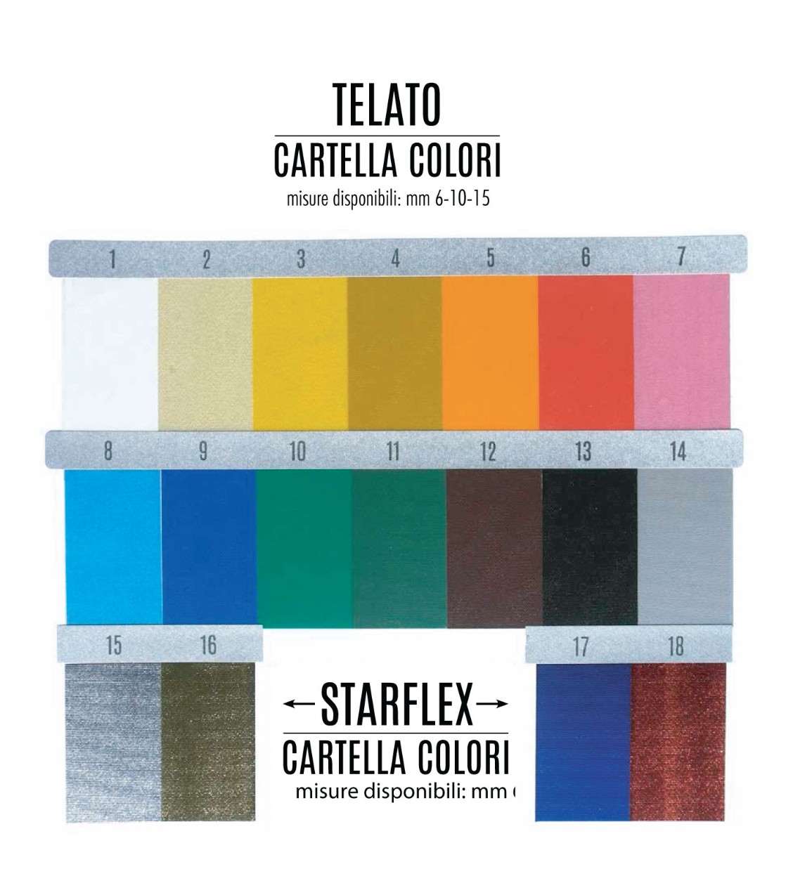 Nastro Telato e Starflex Esempi Nastro Telato e Starflex Esempi